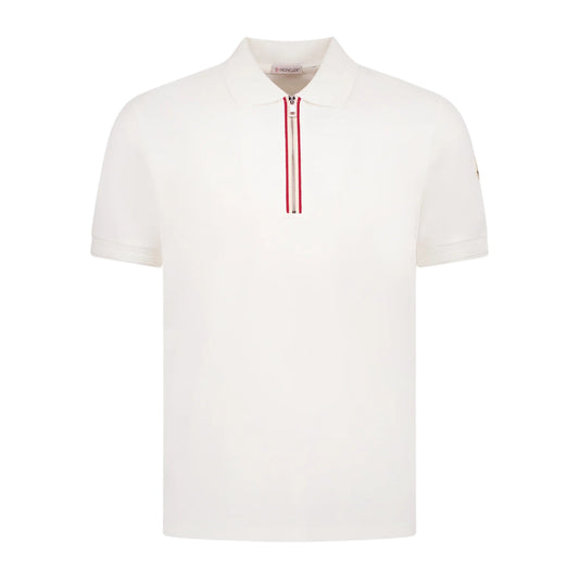 Moncler Golfer Half Zip White