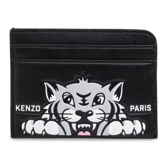 Kenzo Card Holder Tiger Black