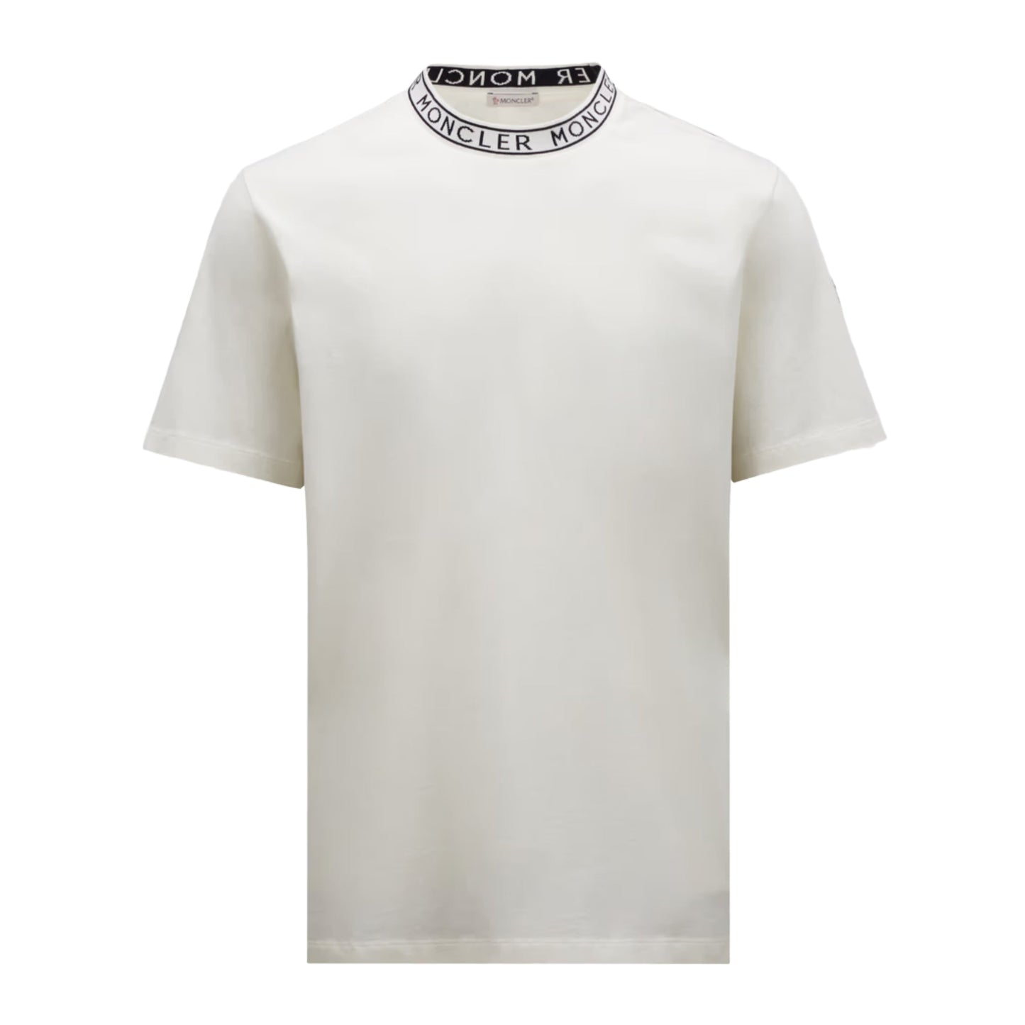 Moncler T-Shirt Neck Logo White