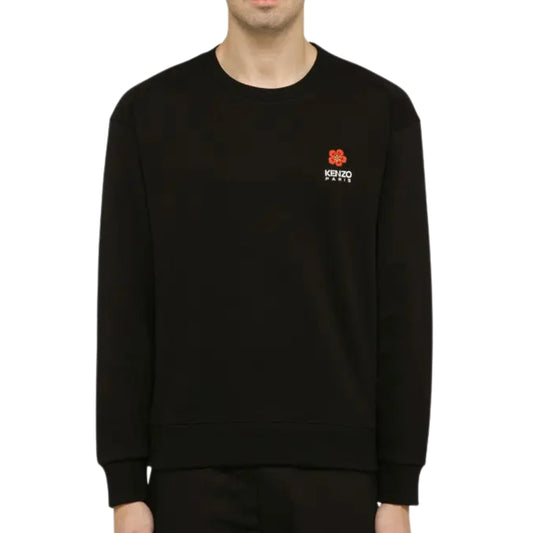 Kenzo Sweater Boke Flower Crest Black