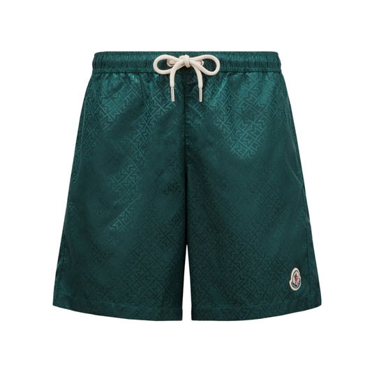 Moncler Shorts Logo Green