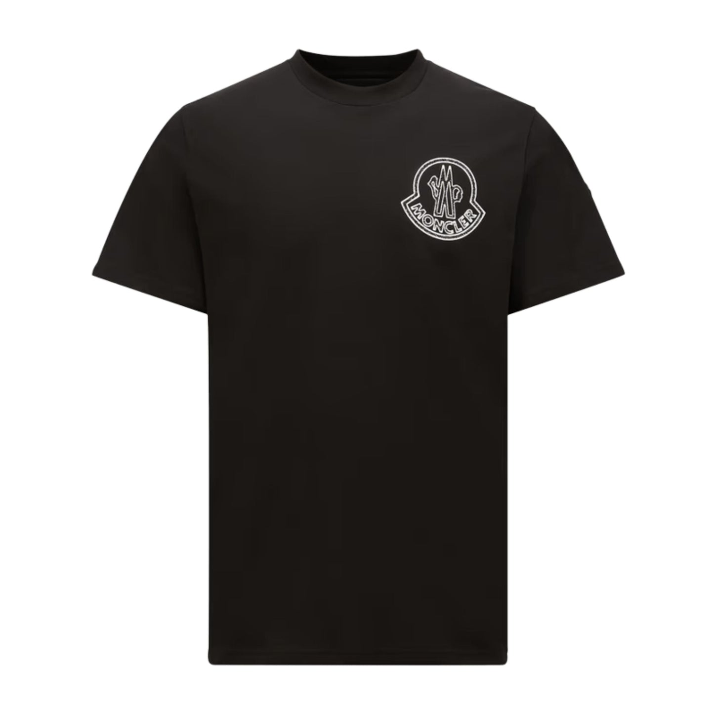 Moncler T-Shirt Logo Black-White