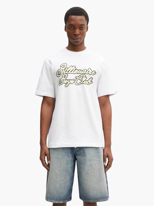 Billionaire Boys Club Diamond Script Logo T-shirt White