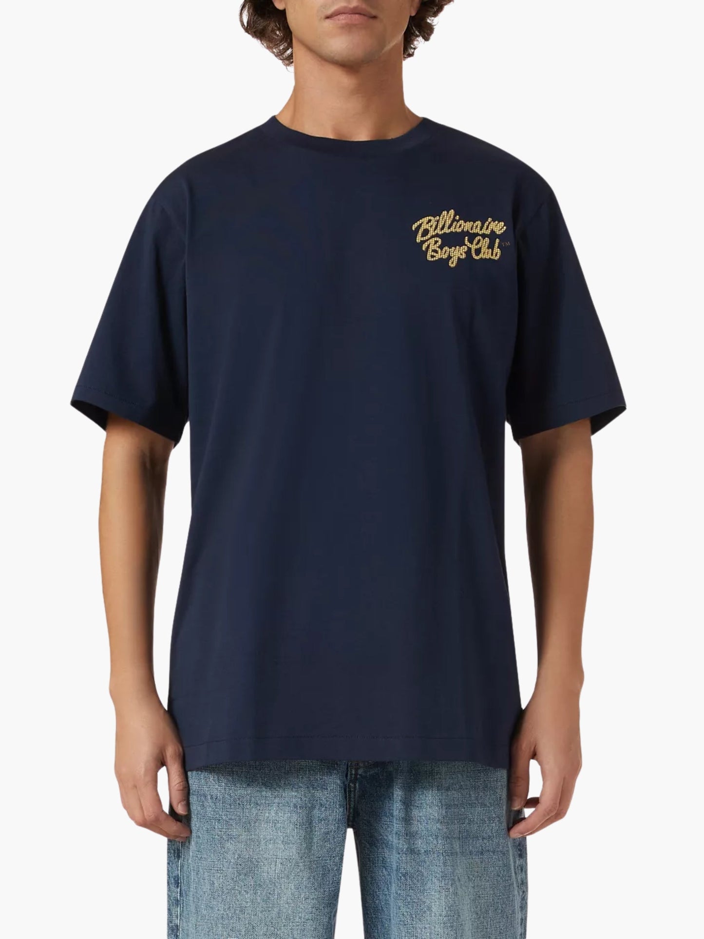 Billionaire Boys Club Script Logo T-Shirt Navy