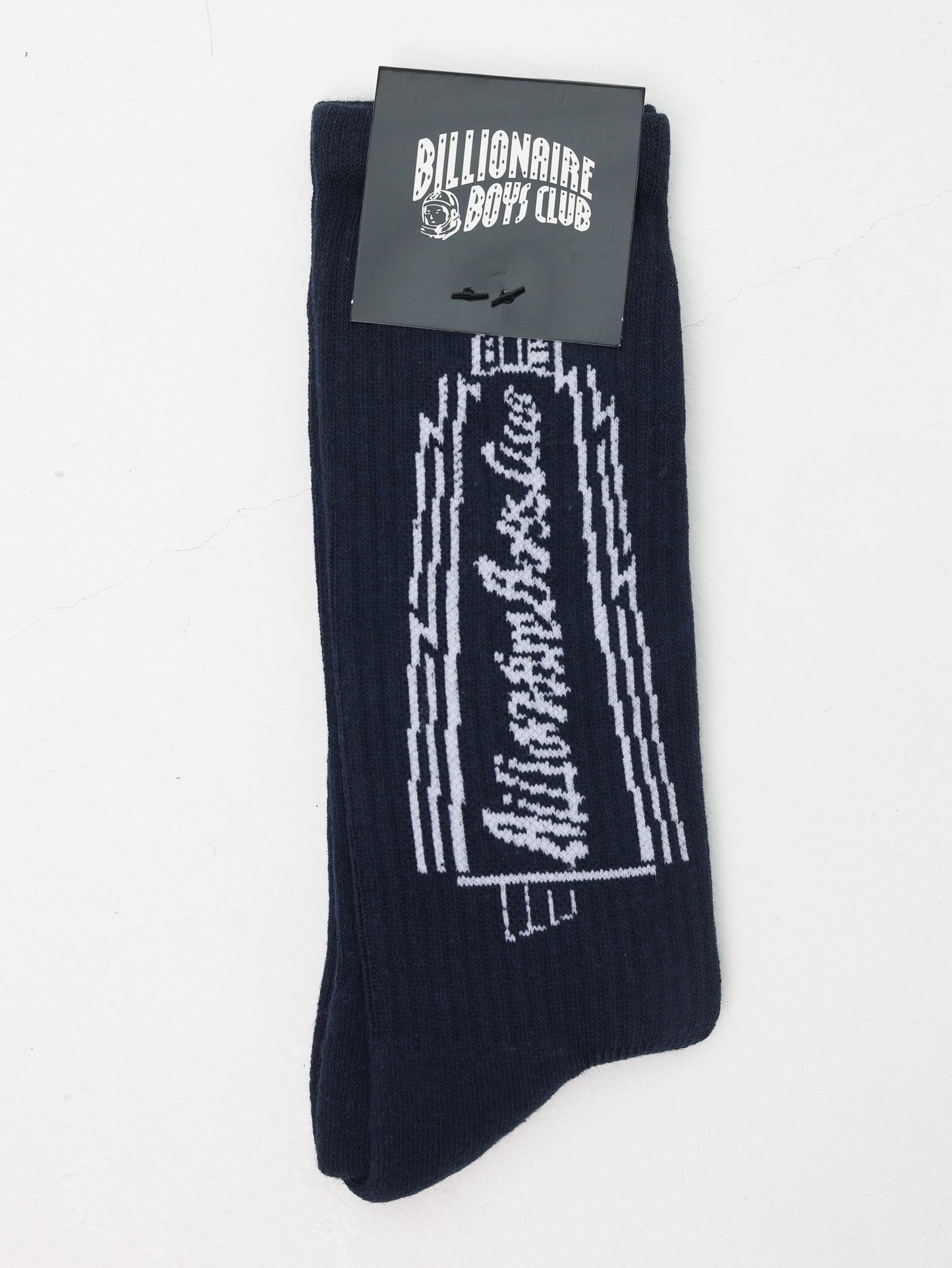 Billionaire Boys Club Rocket Logo Socks Navy