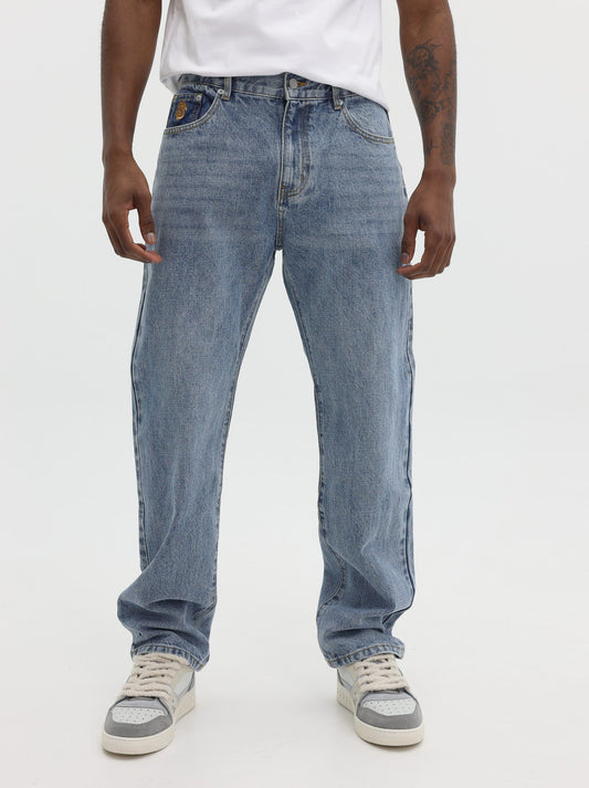 Billionaire Boys Club Casino Denim Pants Light Wash Blue
