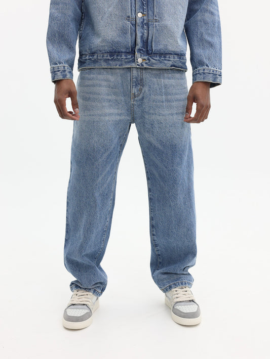 Billionaire Boys Club Astro Denim Pants Mid Wash Blue