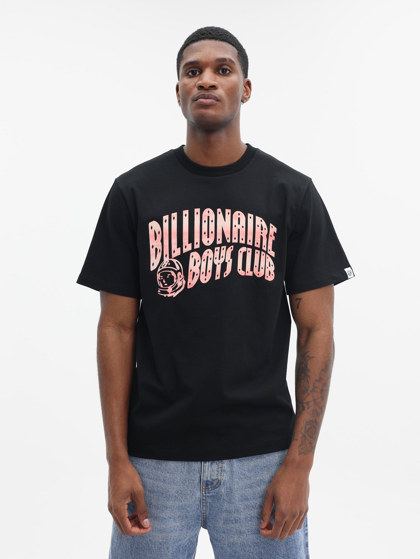 Billionaire Boys Club Mountain Fill Arch Logo T-Shirt White