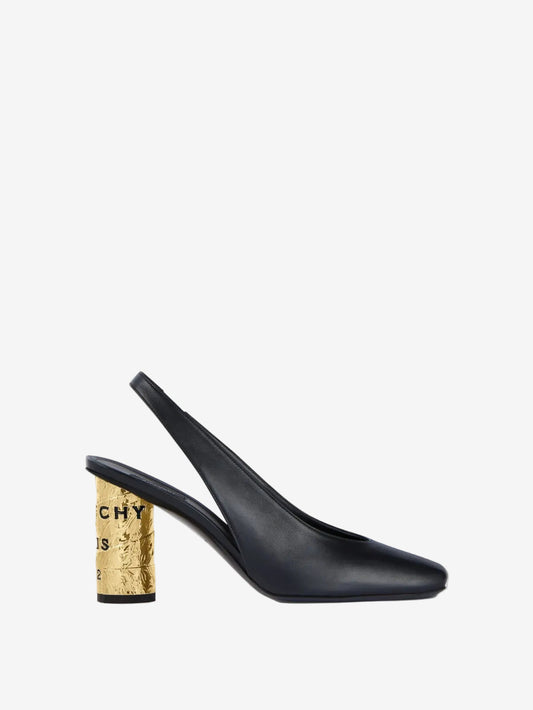 Givenchy Heel Gh5 Slingback 85mm Black