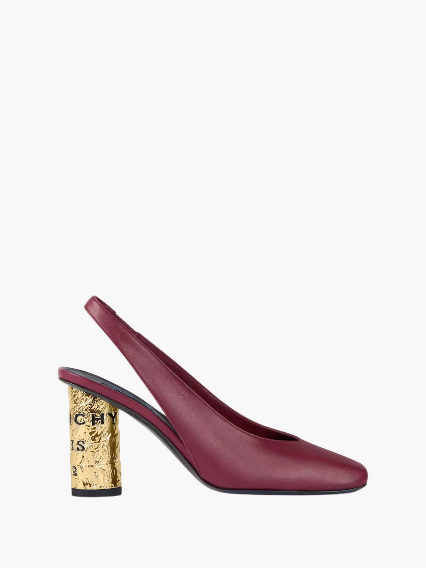 Givenchy Heel Gh6 Slingback 85mm Burgundy