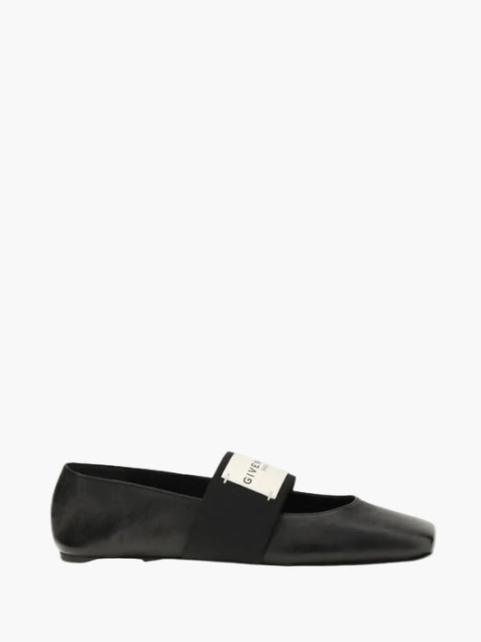 Givenchy Shoe Gs98 Squared Ballerina Black