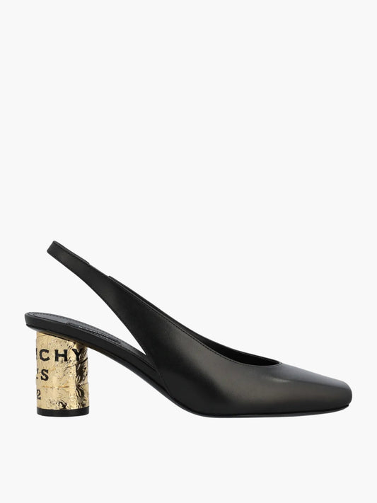 Givenchy Heel GH6 Slingback 85Mm Black