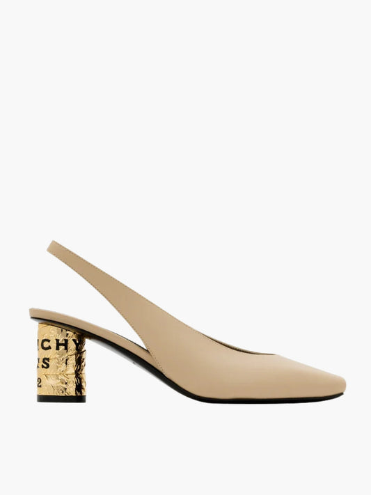 Givenchy Heel GH7 Slingback 85Mm Beige