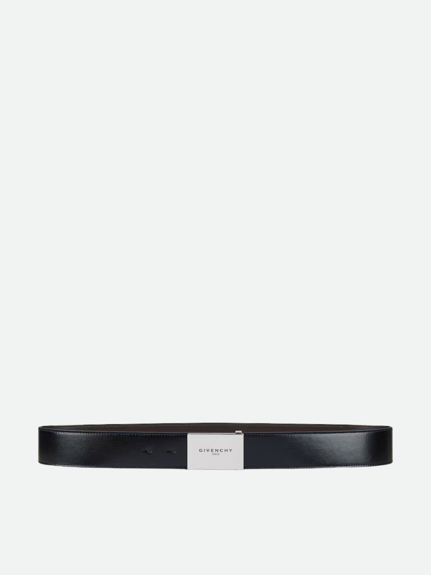 Givenchy Metal Plaque Belt Black/Grey