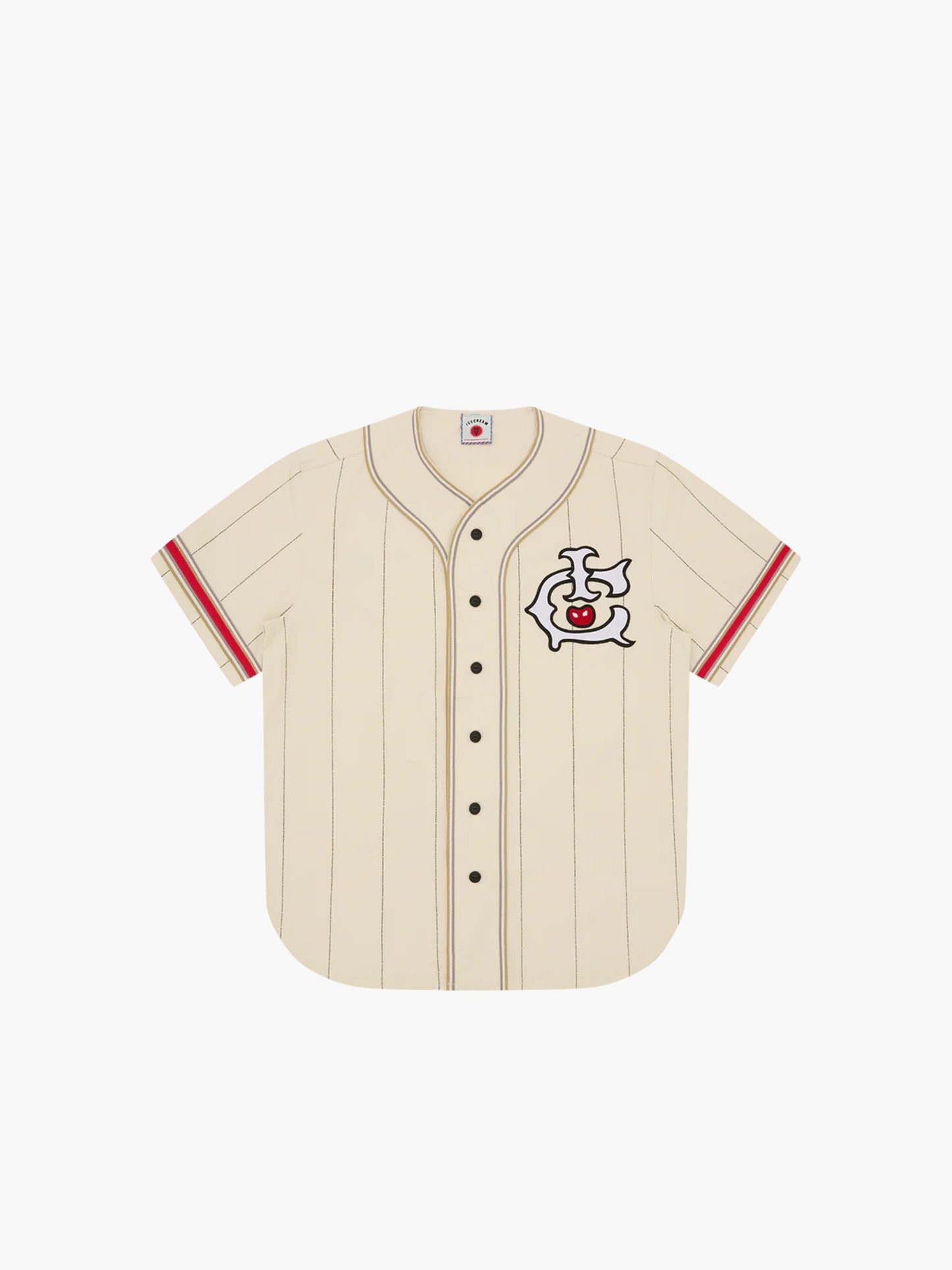 Ice-cream Shirt Ic Baseball White