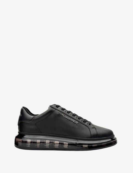 Karl Lagerfeld Sneaker Kl582 Kapri Cushion Lo Lace Lthr Black-Mono