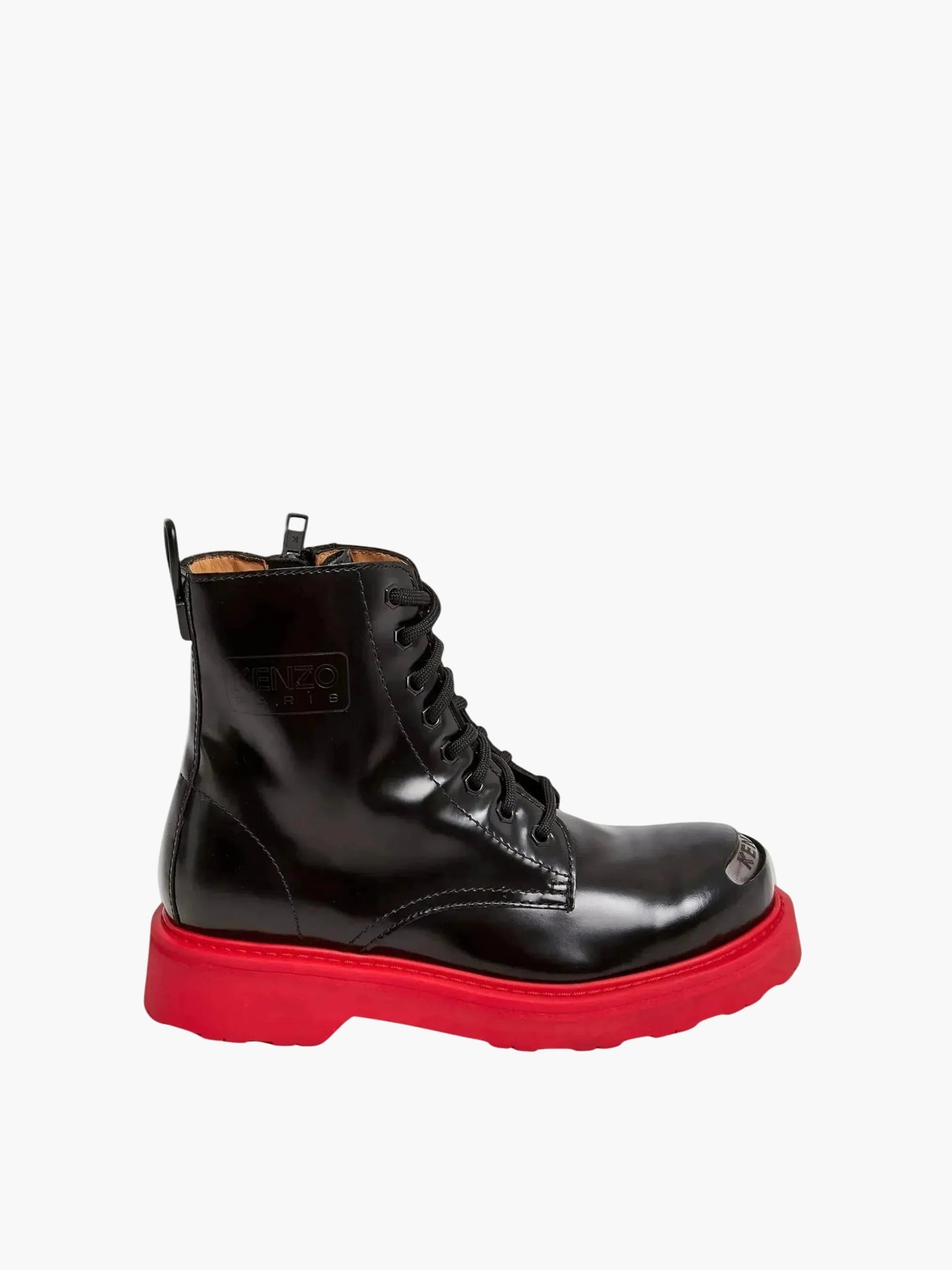 Kenzo Boot High Calf Black-Red