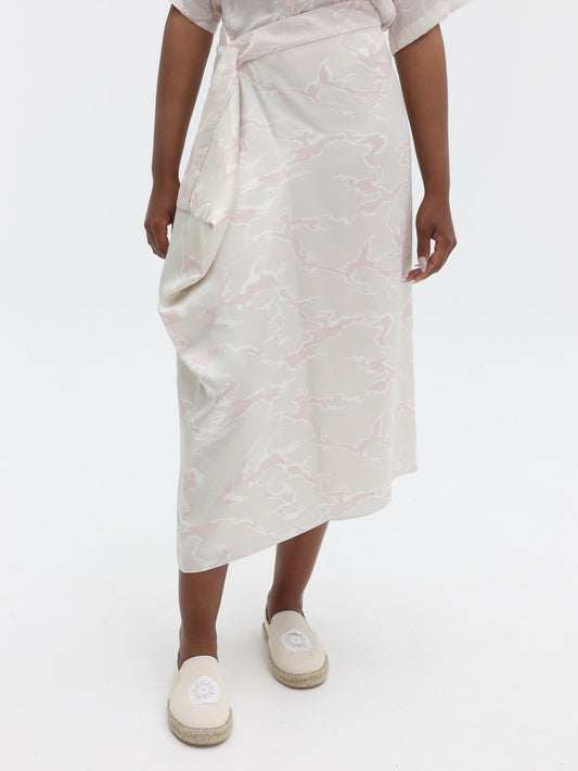 Kenzo Skirt  Woven Pearl Grey