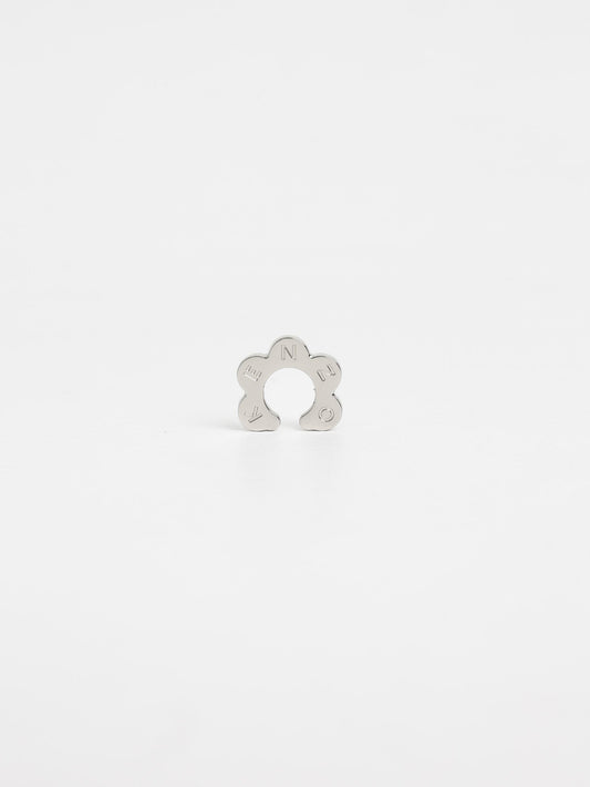 Kenzo Earrings Stamp Silver