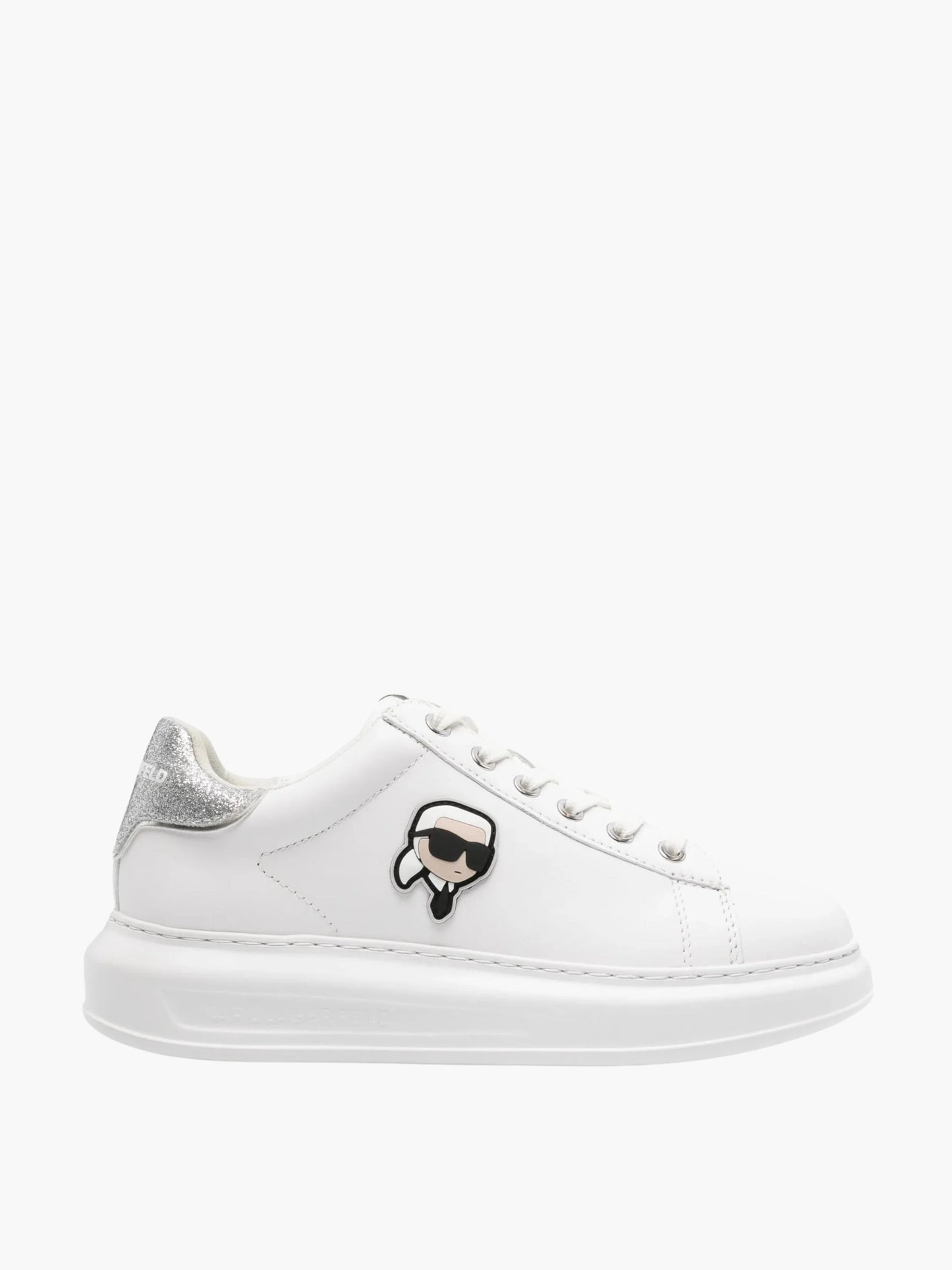 Karl Lagerfeld Sneaker Klls55 Kapri Nft Lo Lace White-Silver