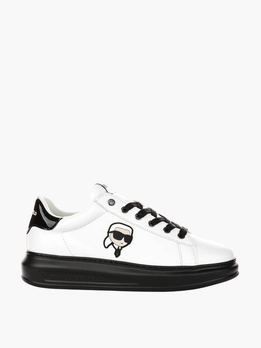 Karl Lagerfeld Sneaker Kl583 Kapri Kushion Lo Lace Lthr White-Black