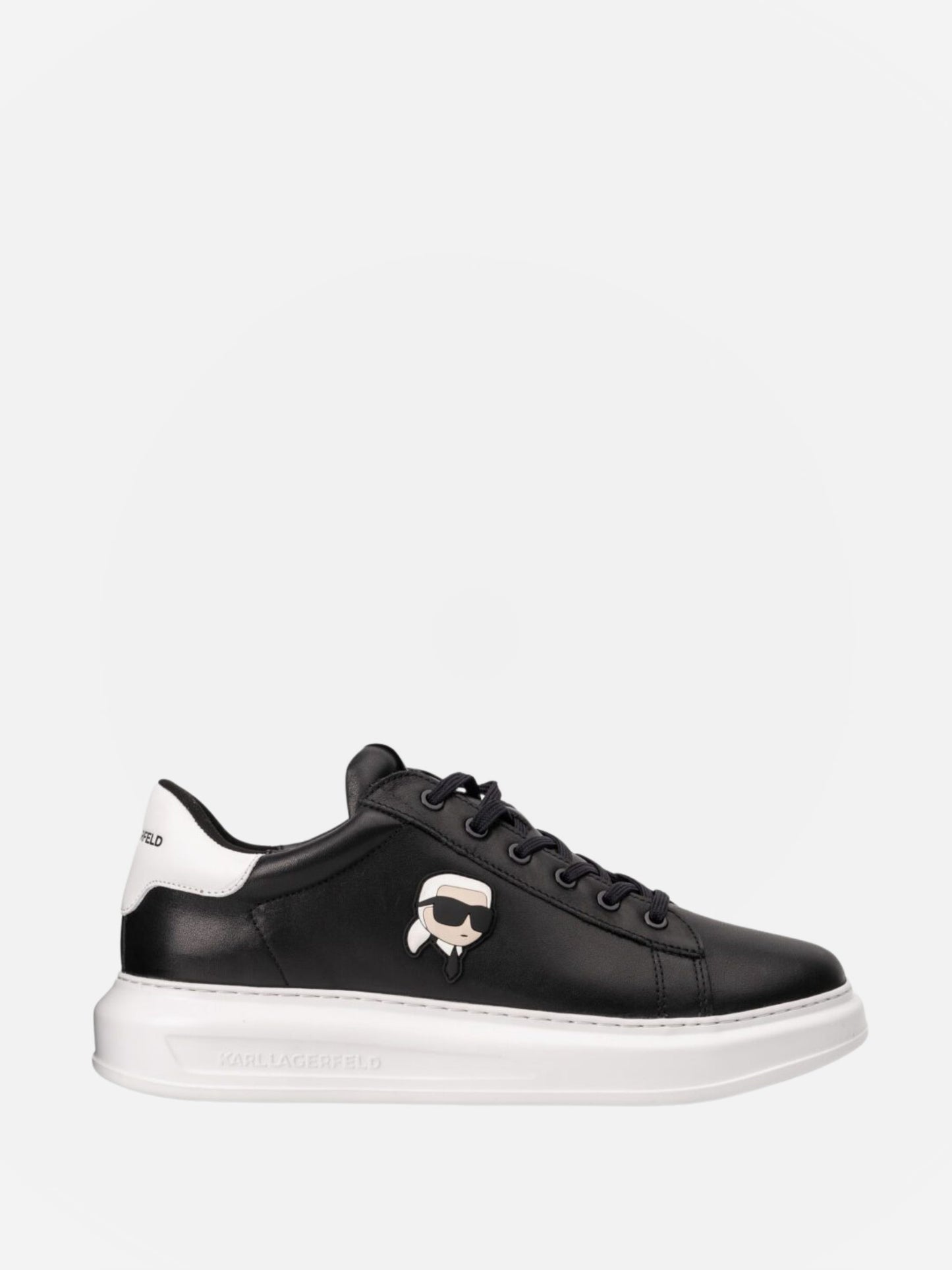 Karl Lagerfeld  Kl470 Sneaker Kapri Mens Karl Nft Lo Lace Black Leather