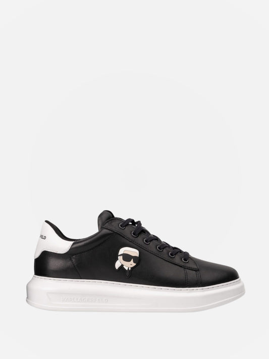 Karl Lagerfeld  Kl470 Sneaker Kapri Mens Karl Nft Lo Lace Black Leather