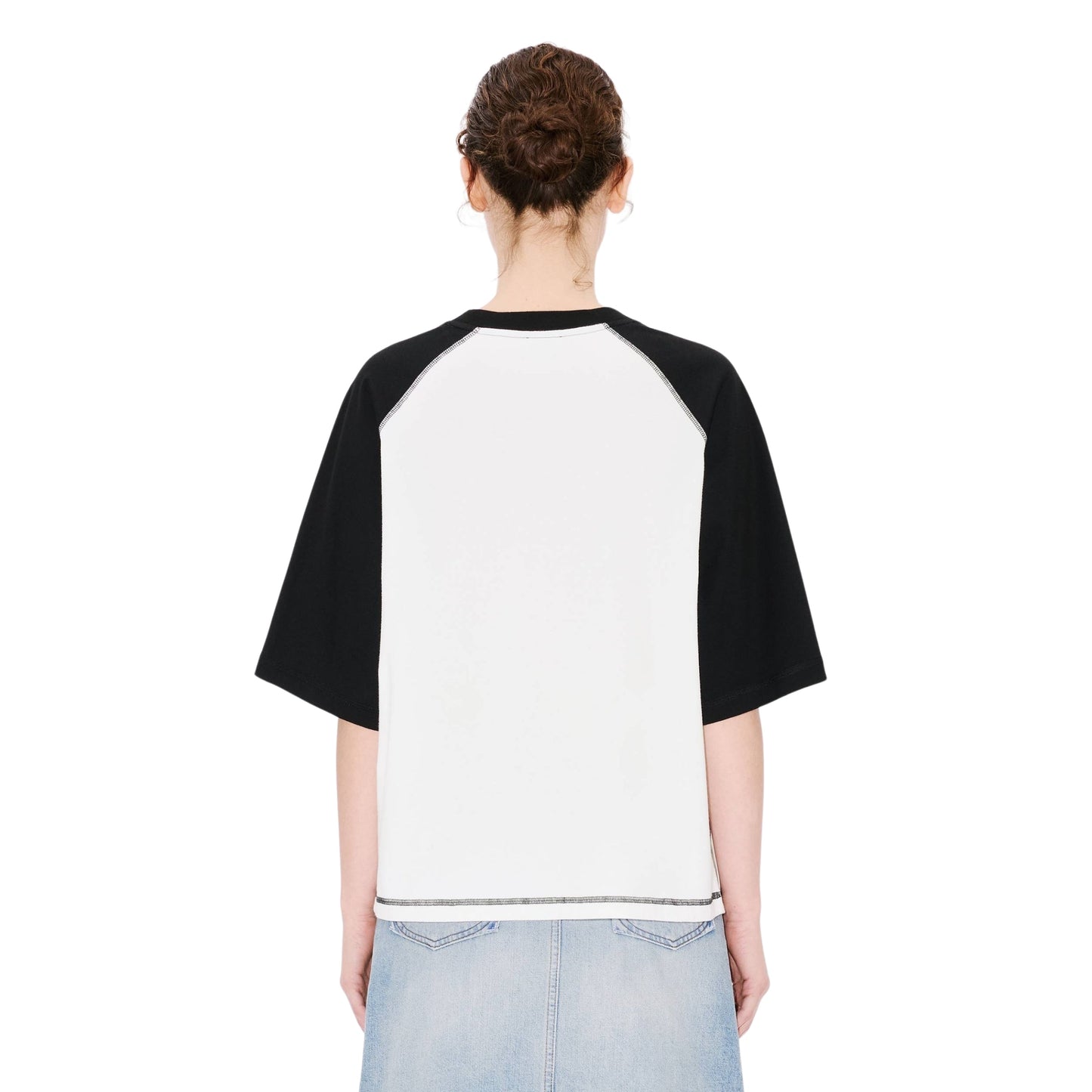 Kenzo T-Shirt Varsity White-Black