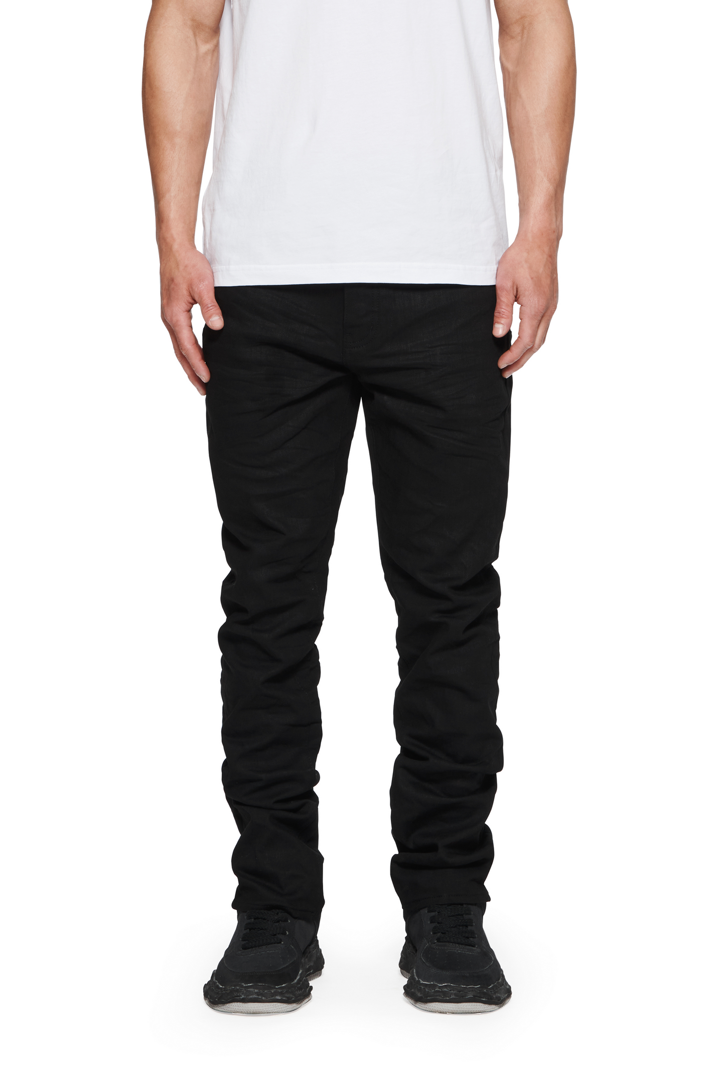 Purple Jeans Raw Black