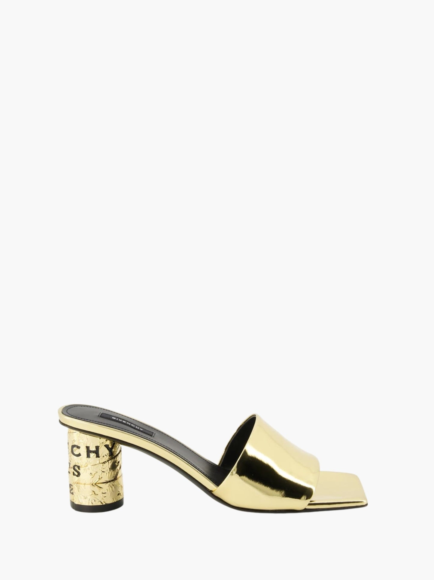 Givenchy Heel Gh4 Mules 65mm Golden