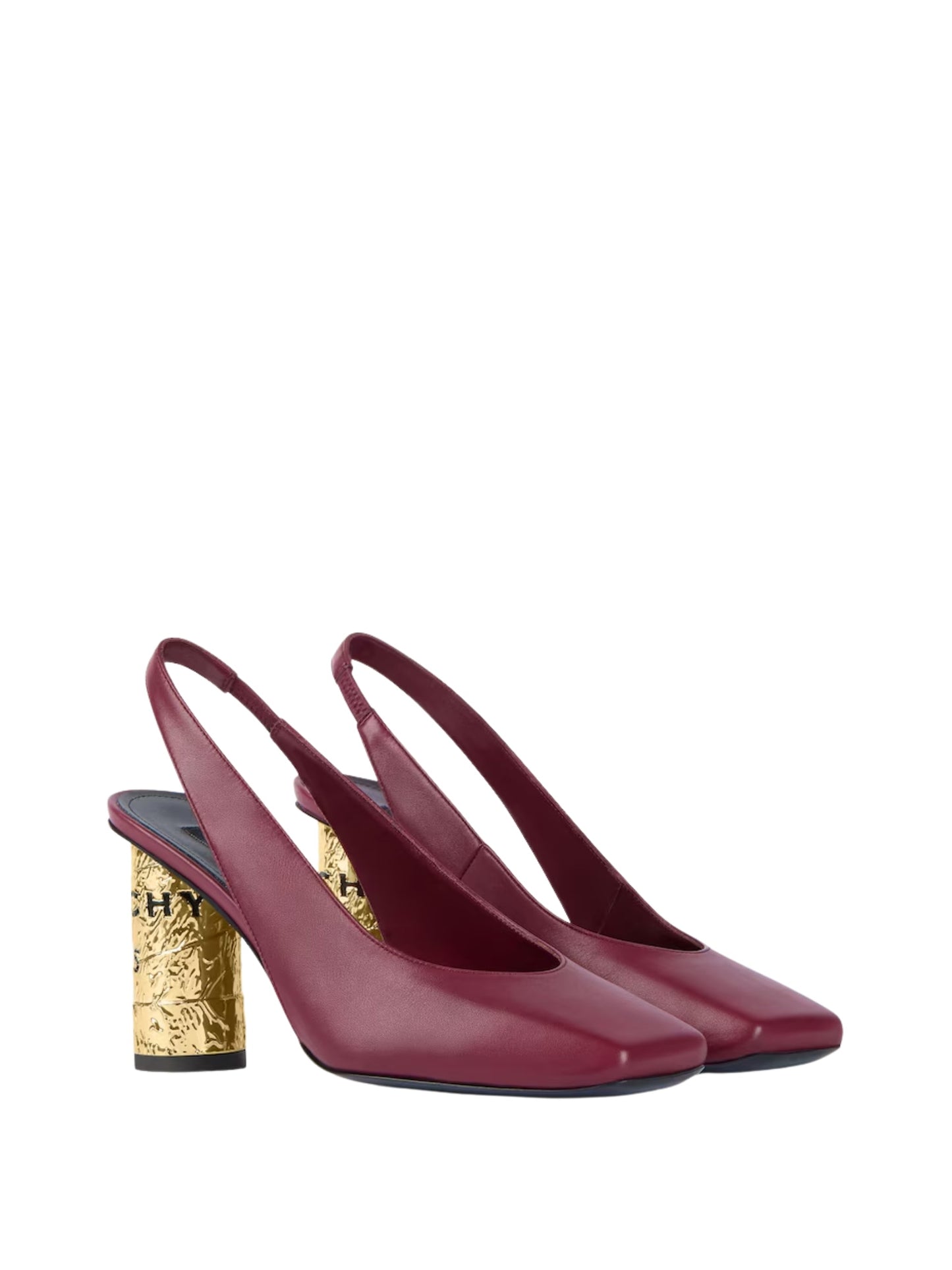 Givenchy Heel Gh6 Slingback 85mm Burgundy