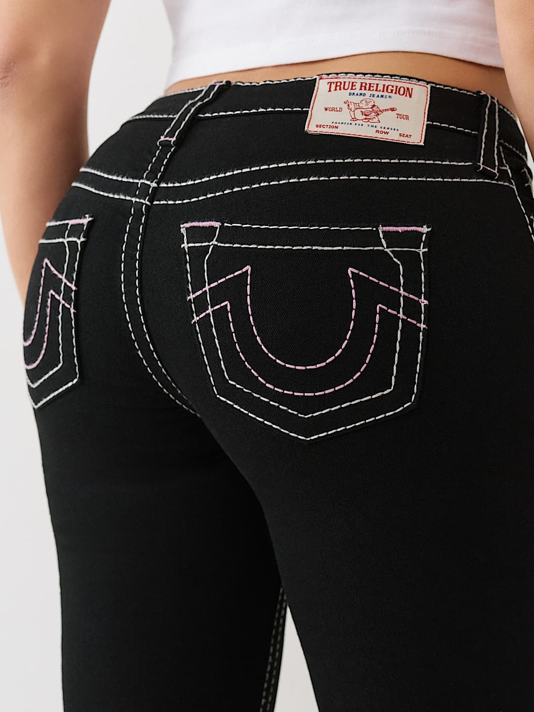 True Religion Jeans Becca Big T Mr Cut Black Rinse