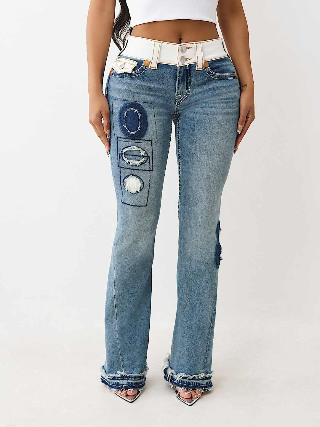 True Religion Jeans Rip Repair Joey Mr Big T Happy Breeze
