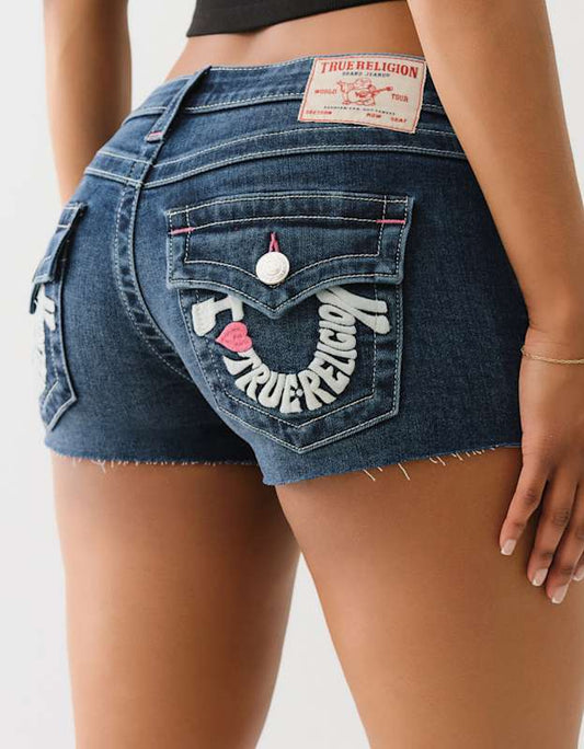 True Religion I Love True Joey Lr Short Cerulean Dream