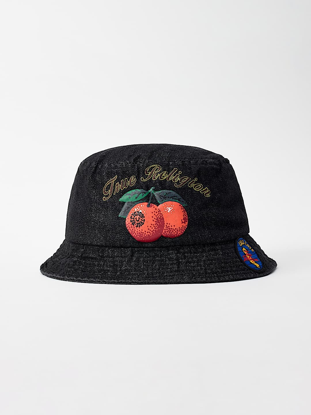 True Religion Bucket Hat Tr Fruit Jet Black
