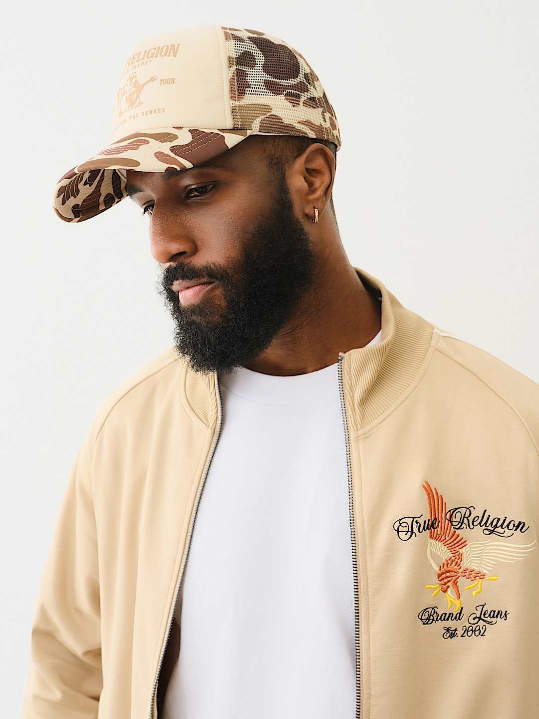 True Religion Item Camo Trucker Camo