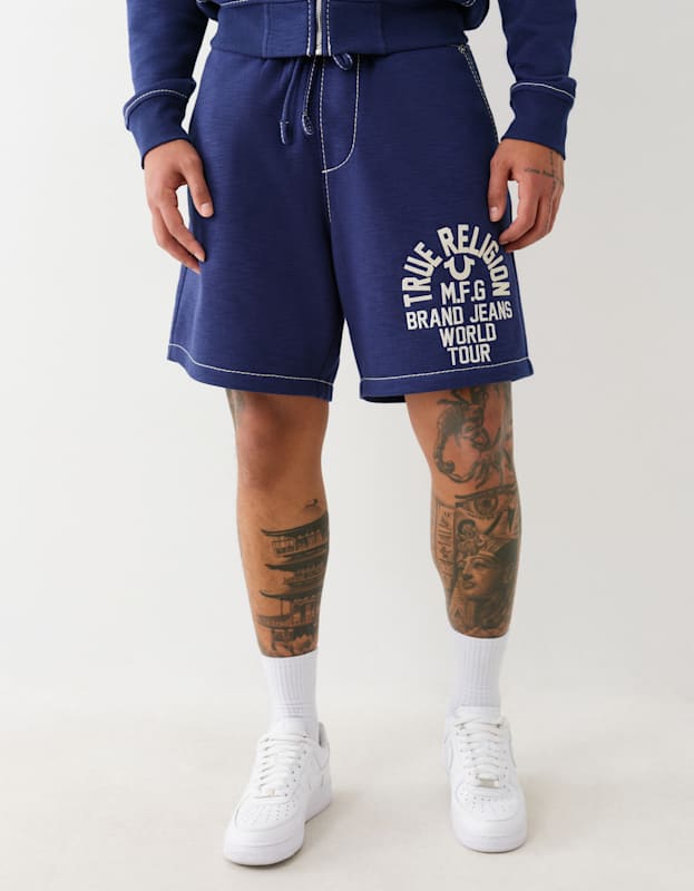 True Religion Big T Slub Short Medieval Blue