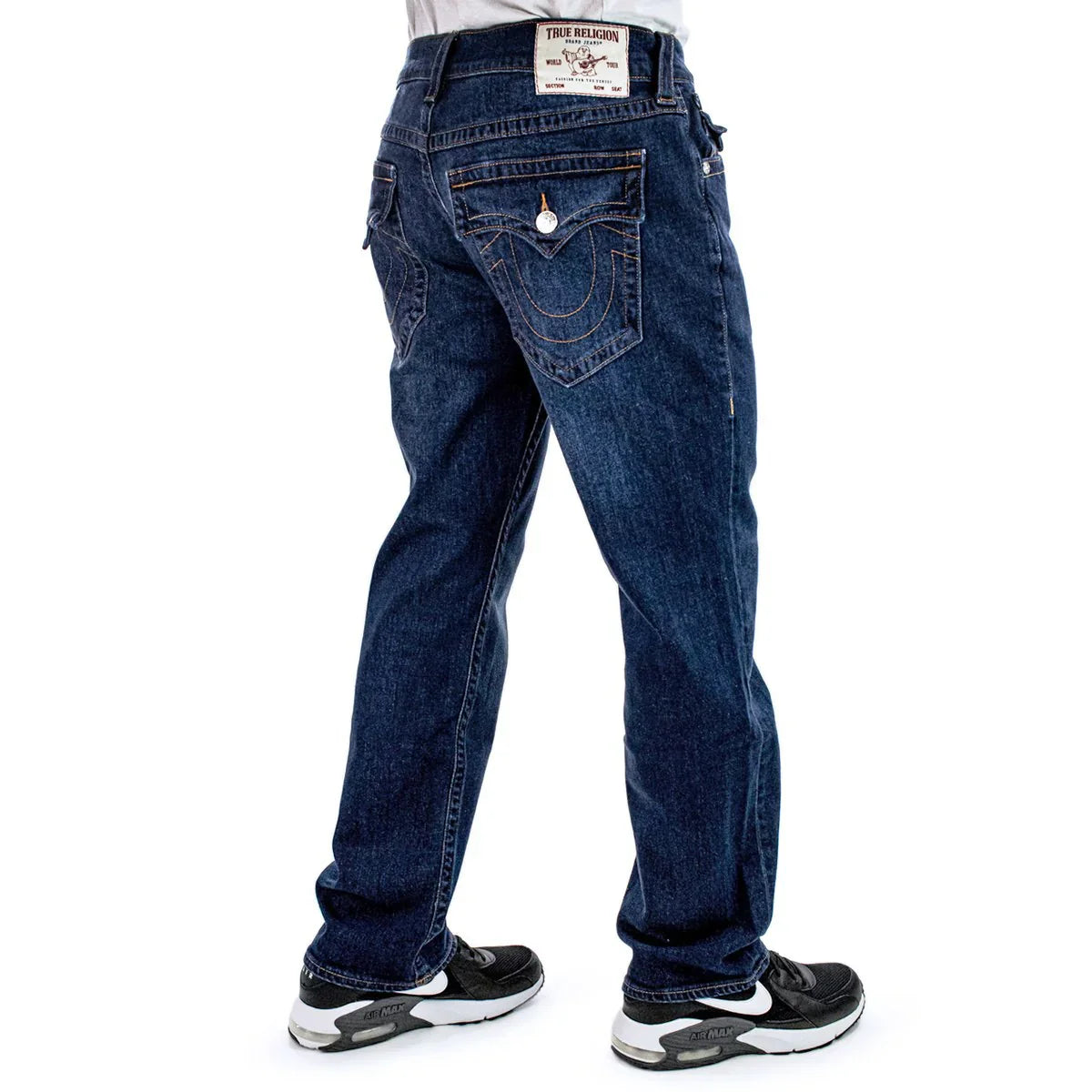 True Religion Jeans Ricky Sn Flap 32 In Damon Dark Wash