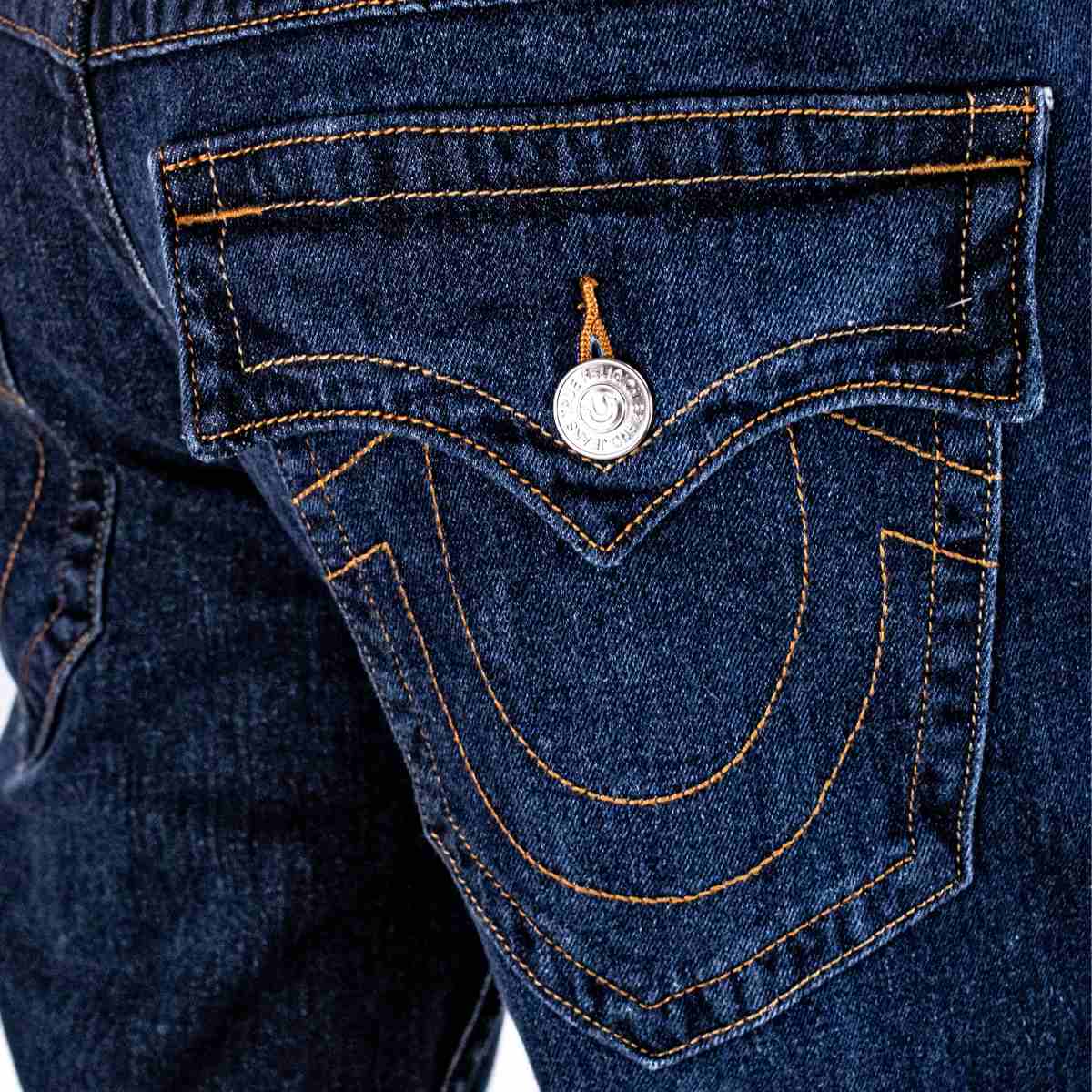 True Religion Jeans Ricky Sn Flap 32 In Damon Dark Wash