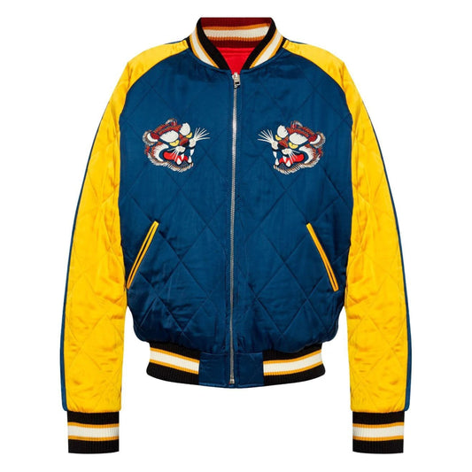 Kenzo Jacket Bomber Tigers Yellow-Blue