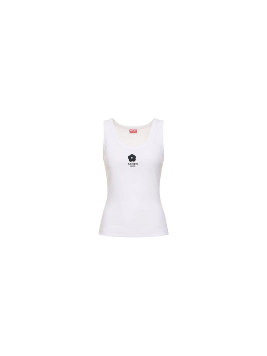 Kenzo Tank Top Flower White