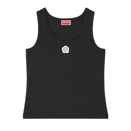 Kenzo Crew Ladies Boke Flower Tank Black