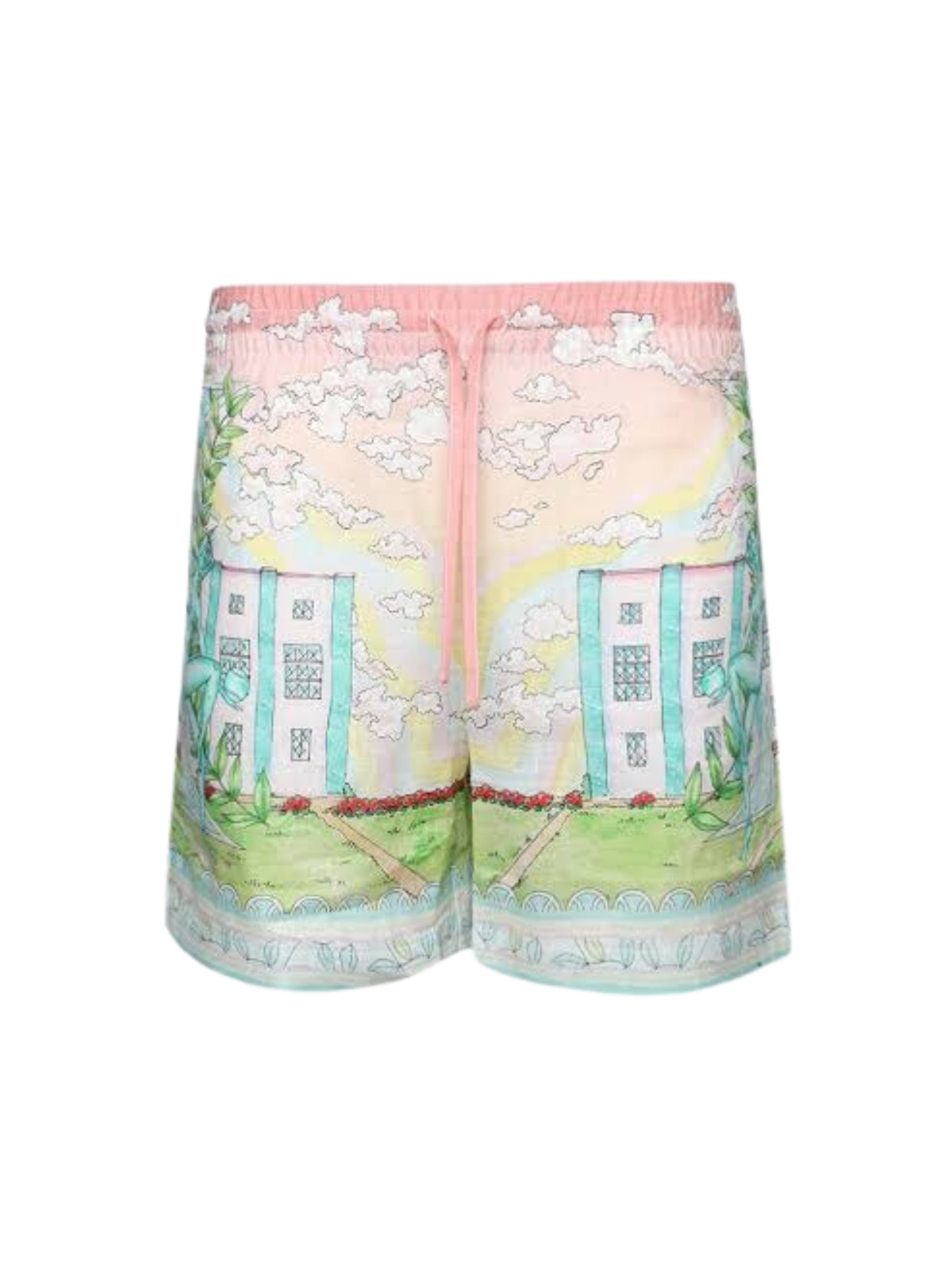 Casablanca Shorts Linen With Drawstrings Vase
