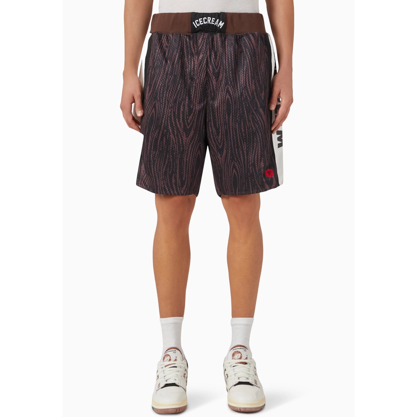 Icecream Shorts Woodgrain Brown