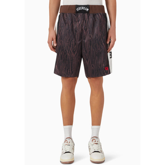 Icecream Shorts Woodgrain Brown
