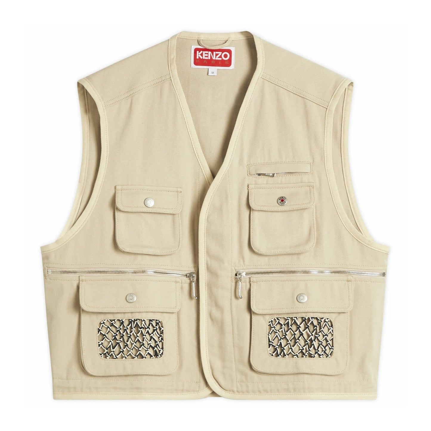 Kenzo Jacket Bomber Sleevless Beige