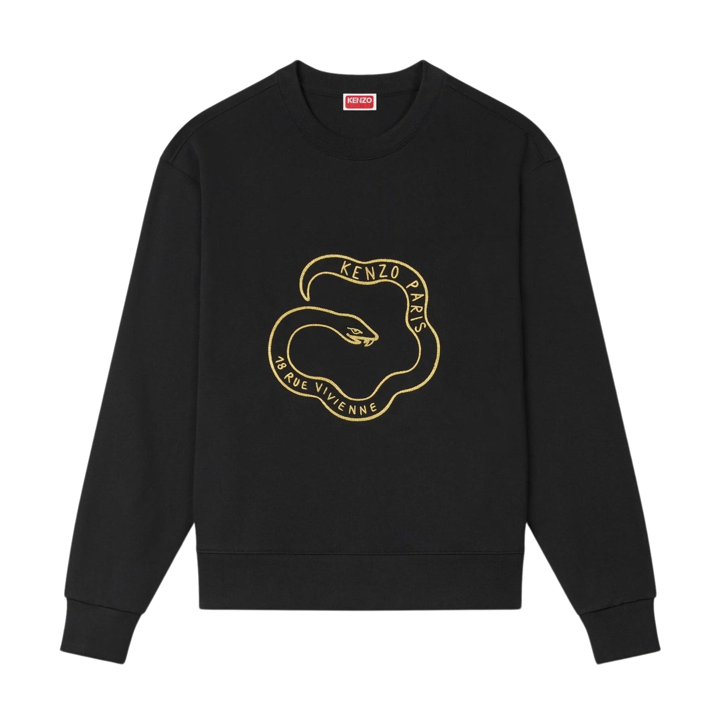 Kenzo Sweater Centre Snake Black