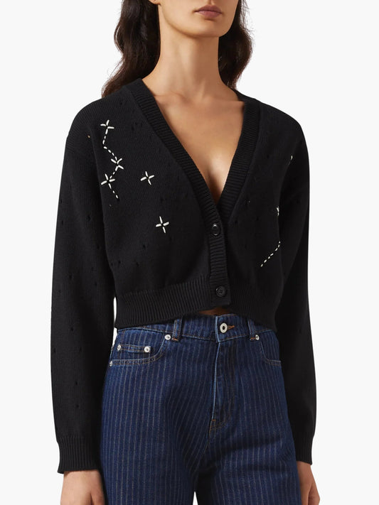 Kenzo Cardigan Ladies Button Down Black