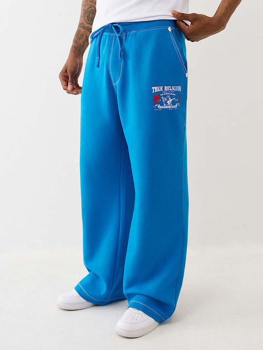 True Religion Sweatpants No1 Baggy Big T Sweat Imperial Blue