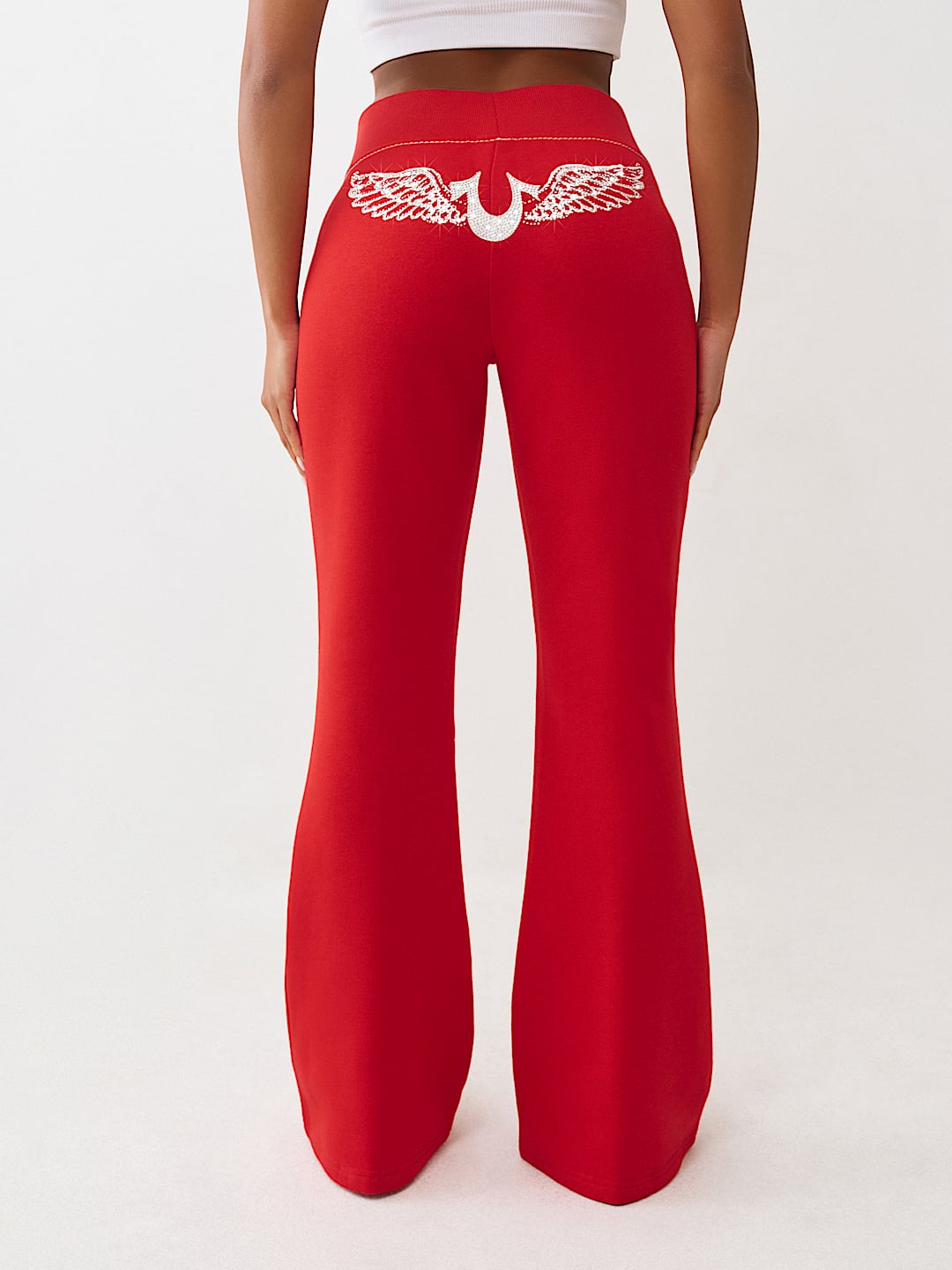 True Religion Sweatpants Crystal Wing Big T Mr Pnt Barbados Cherry